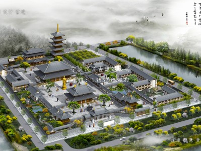徐闻寺庙建筑总体规划方案